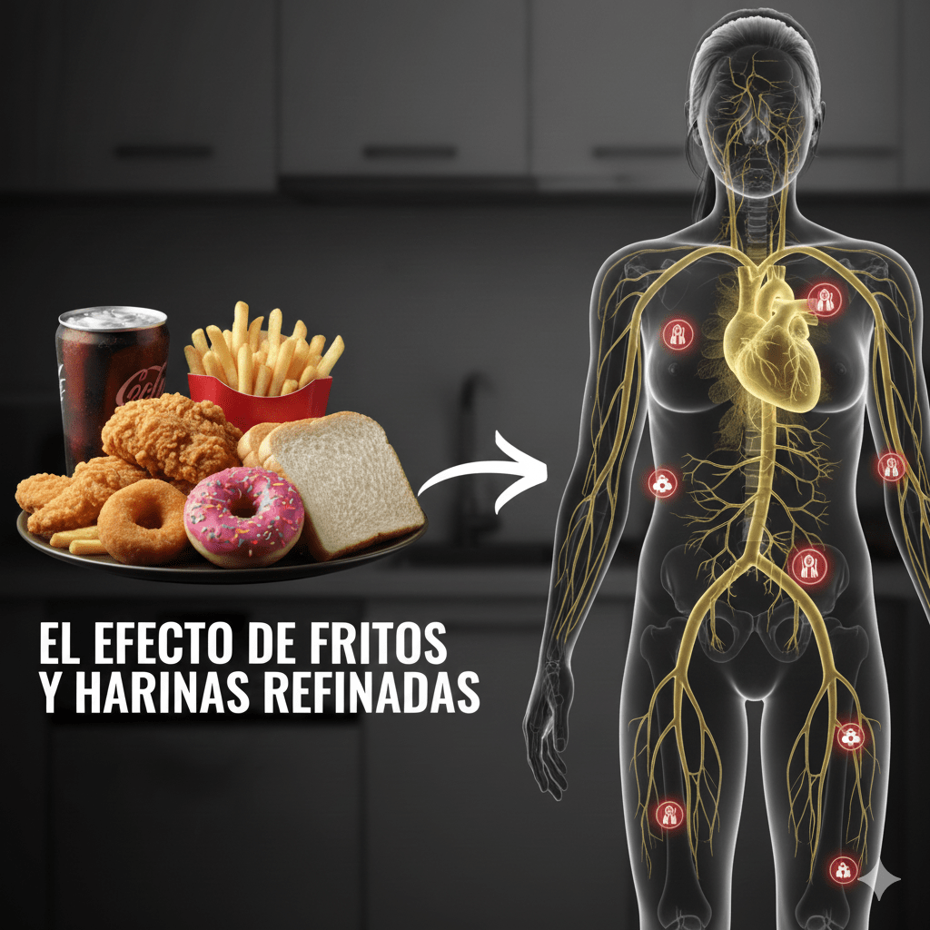 Video educativo: ¿Qué pasa cuando comemos tantos fritos y harinas refinadas?