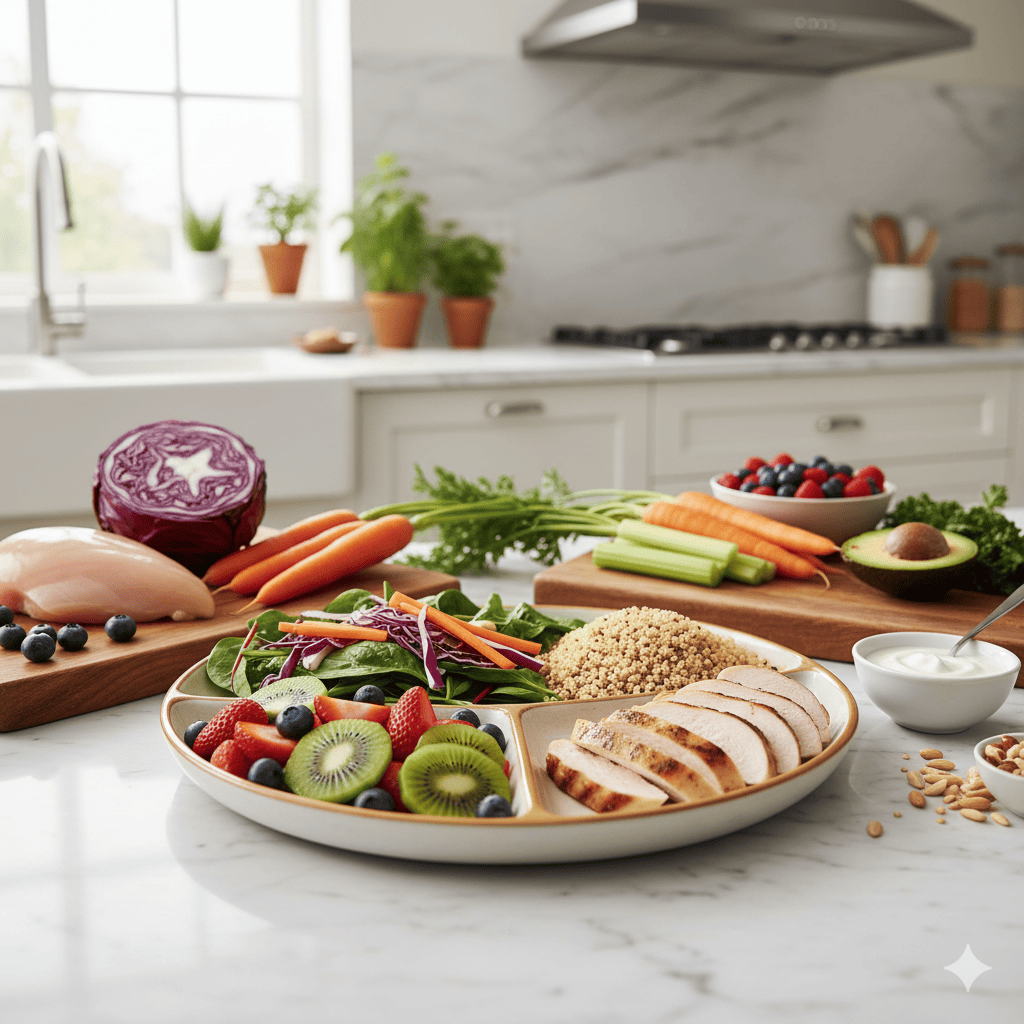 Guía práctica: arma tu plato saludable